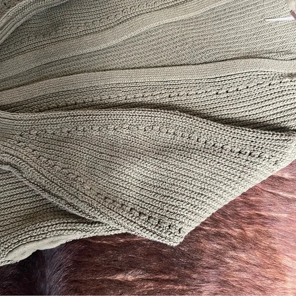 Free People Dare to Dream Rib Knit Long Sleeve Cardigan Sweater. - Picture 6 of 8